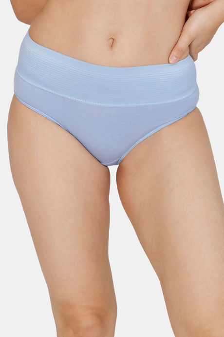Zivame Anti-Microbial High Rise Full Coverage Tummy Tucker Hipster Panty (Pack of 2) - Multicolor — image 2